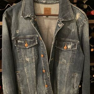 Joe's Jeans Distressed Denim Jacket for Men